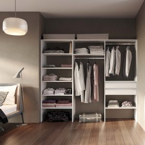Dressing composable éco H2036, 1 départ, extensions E1, E3 et E5