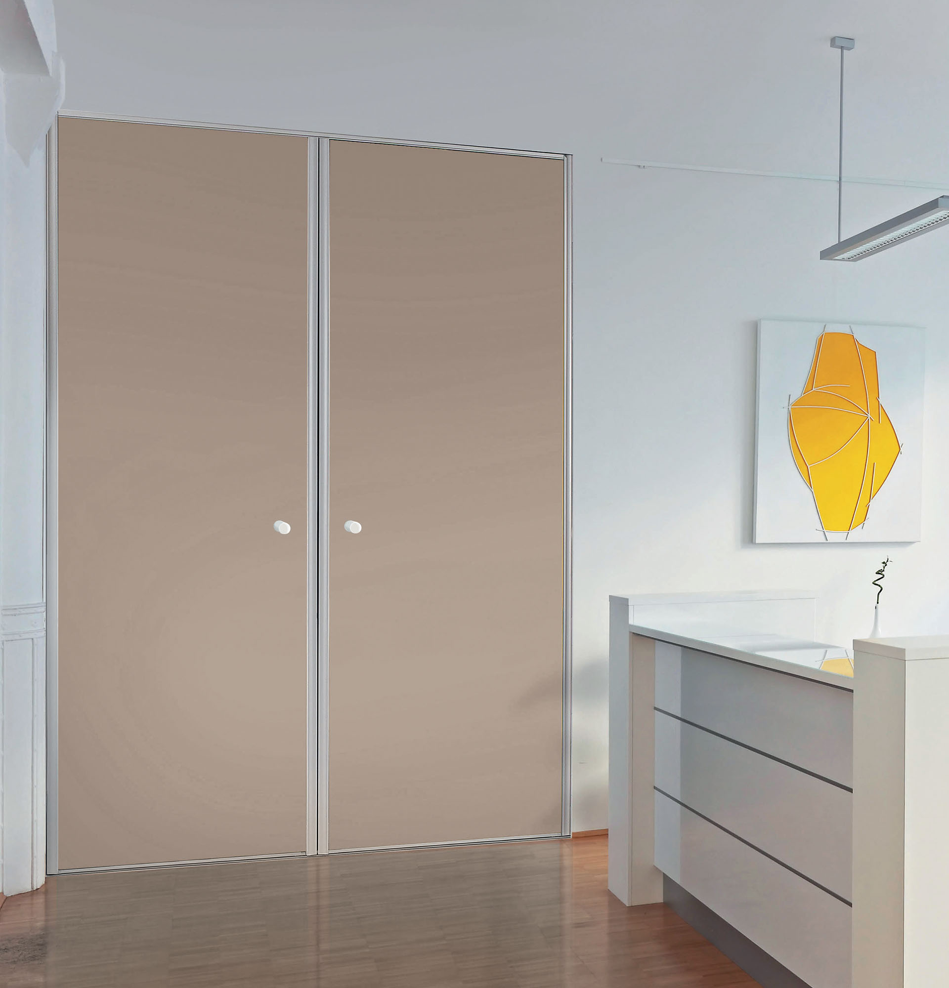 Porte de placard Strass pivotante